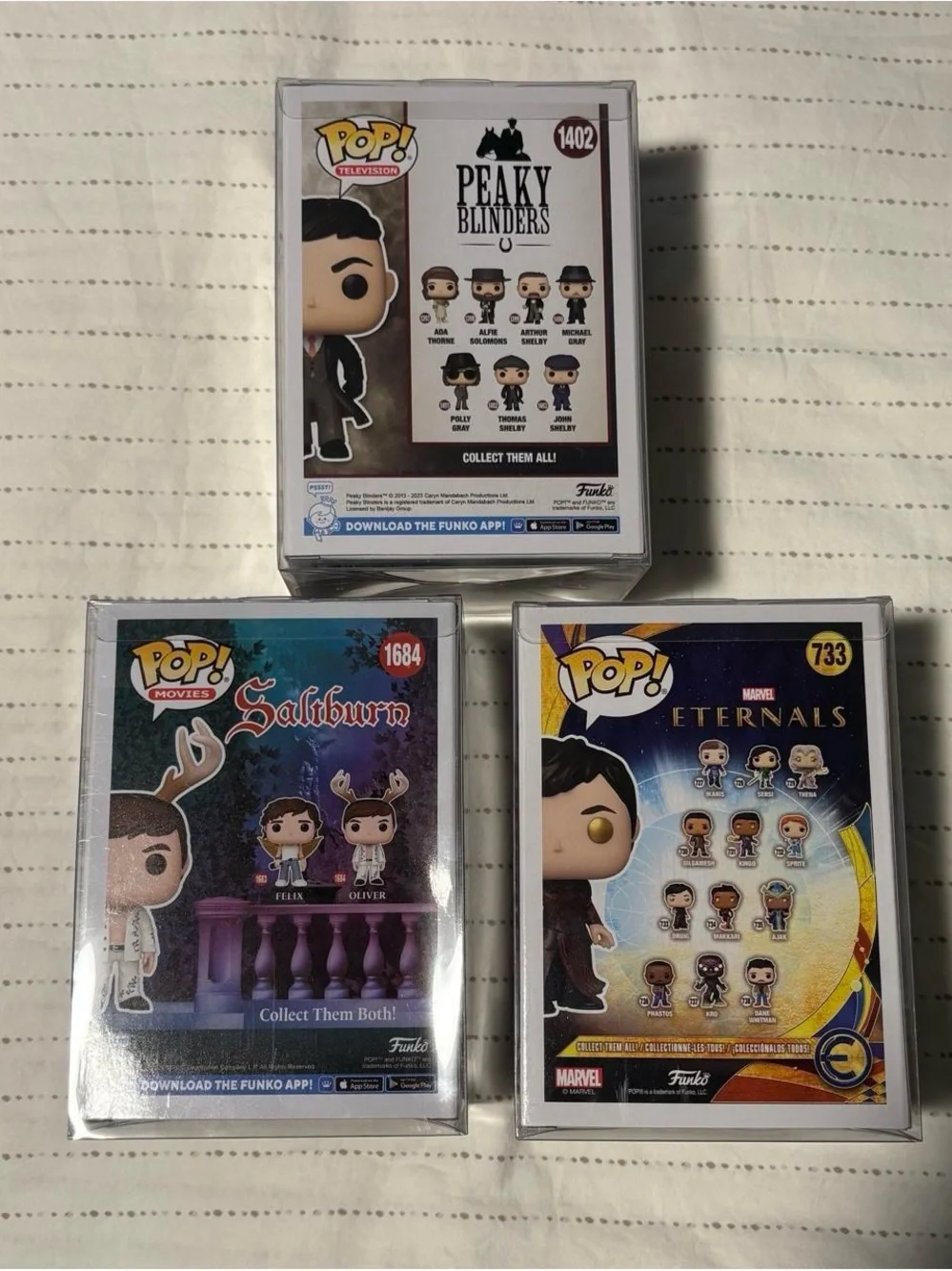 Funko Thomas Shelby CHASE Peaky Blinders Saltburn Oliver Eternals Druig Cillian